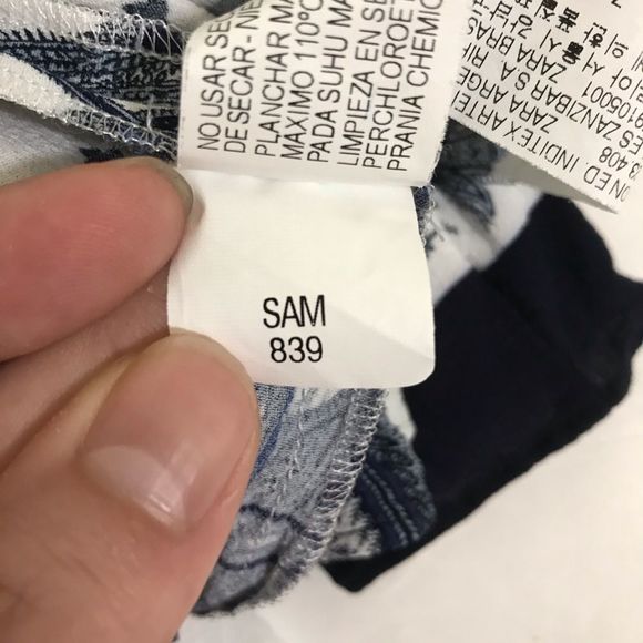 Zara Woman Semi-Sheer Floral Print Blouse - S - Picture 5 of 8